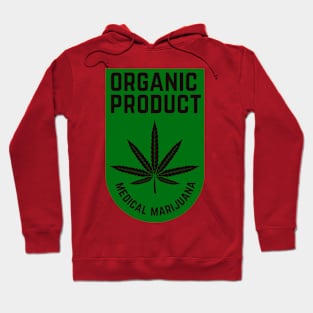 Organic Marijuana Badge Hoodie